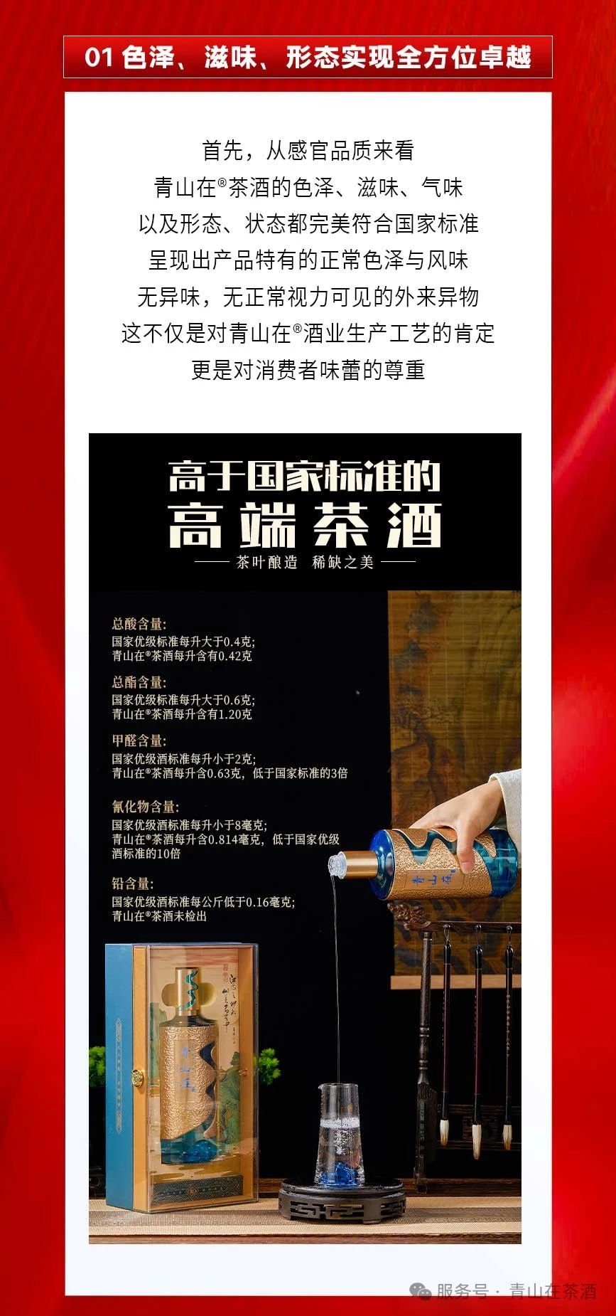 青山在®茶酒送检结果全新出炉！品质超越国标的醇香与健康！(图2)